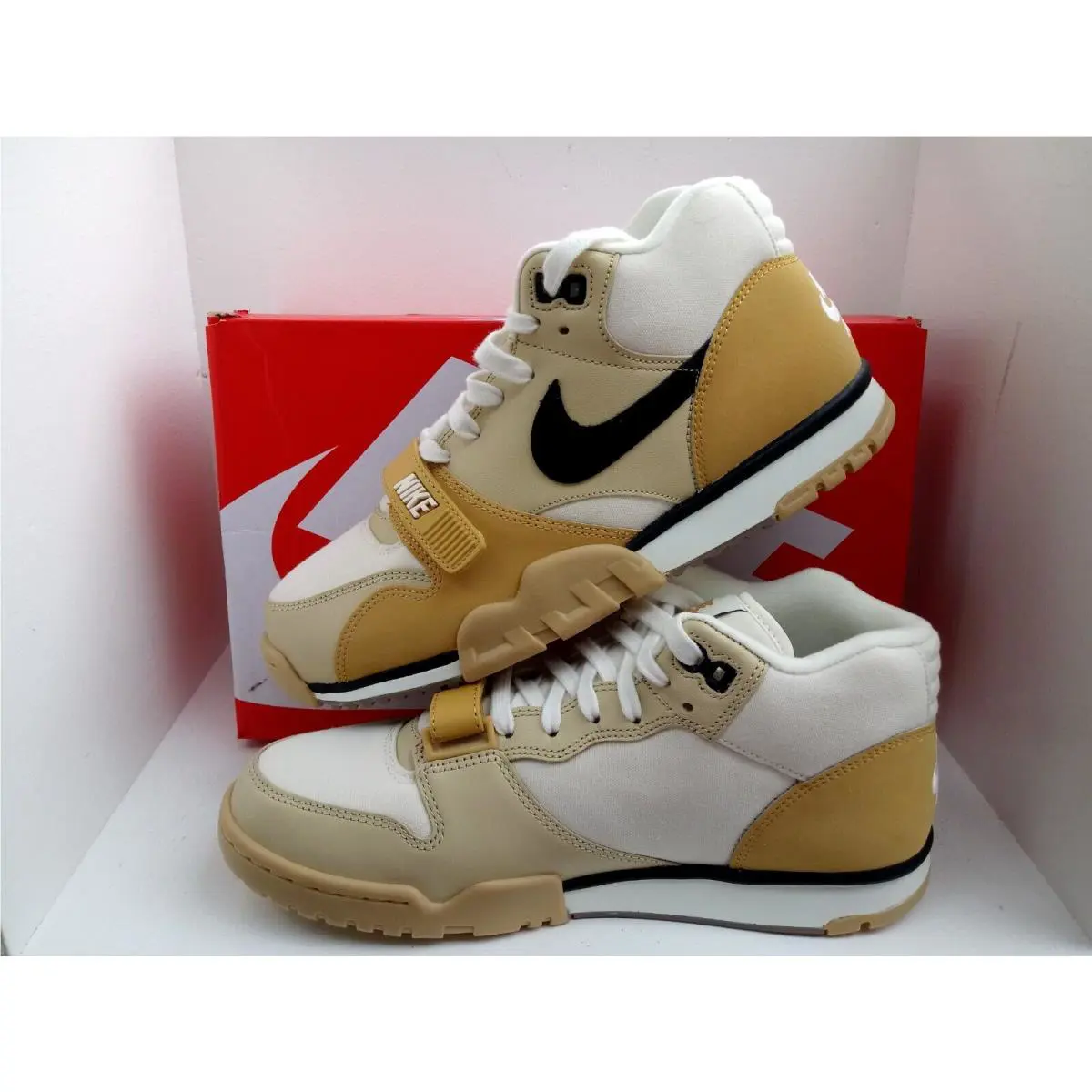 Nike shoes - Nike Air Trainer - Air Trainer - DV7201-100 - COCONUT MILK/BLACK-TEAM GOLD 0