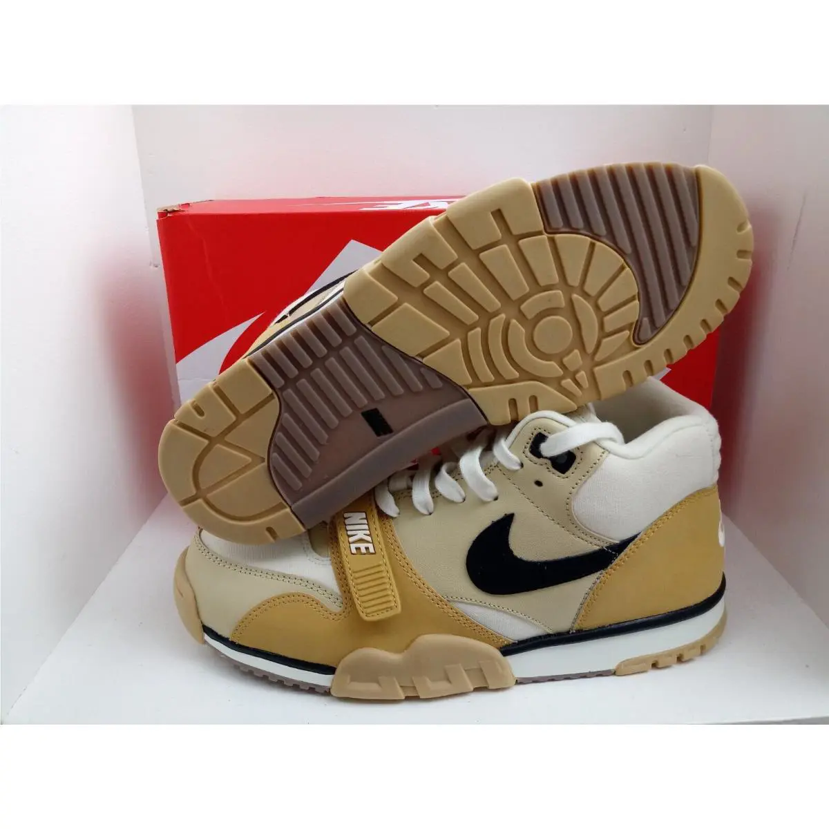 Nike shoes - Nike Air Trainer - Air Trainer - DV7201-100 - COCONUT MILK/BLACK-TEAM GOLD 1