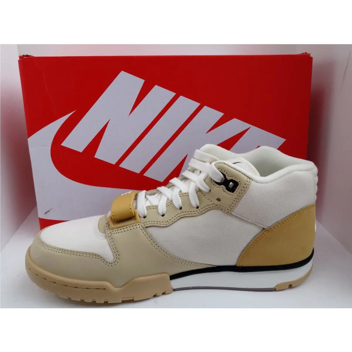 Nike shoes - Nike Air Trainer - Air Trainer - DV7201-100 - COCONUT MILK/BLACK-TEAM GOLD 15