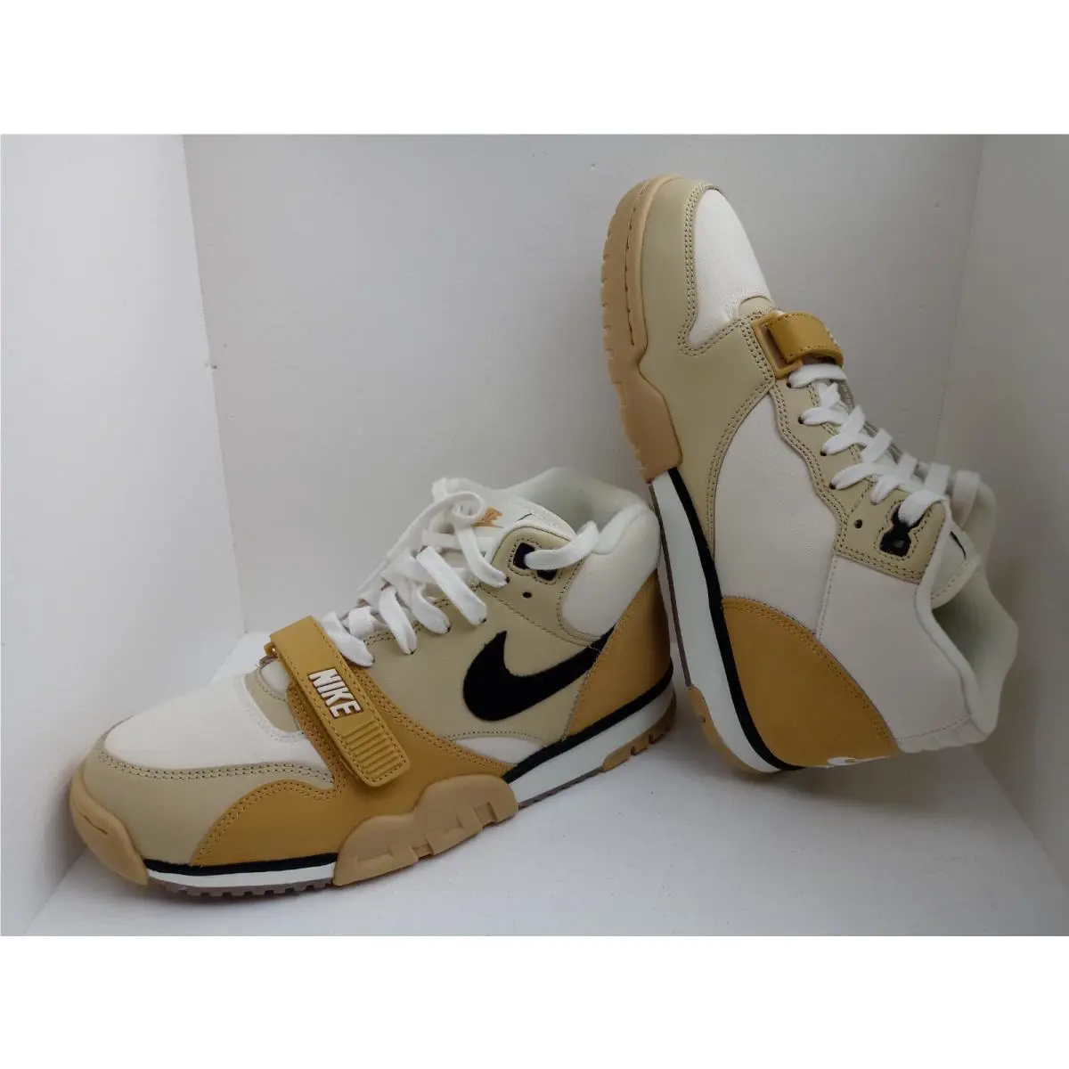 Nike shoes - Nike Air Trainer - Air Trainer - DV7201-100 - COCONUT MILK/BLACK-TEAM GOLD 19