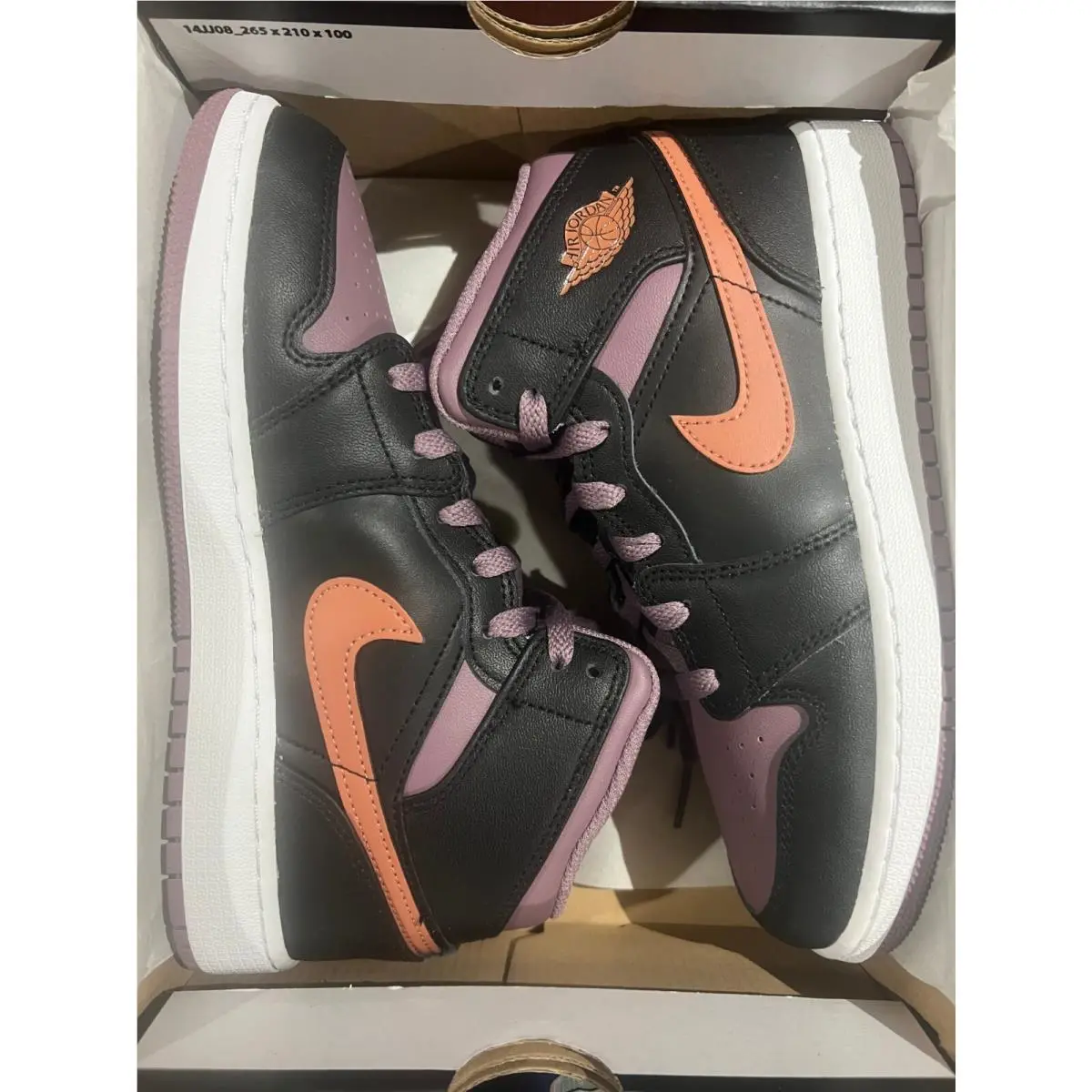 Nike shoes - BLACK/SKY J ORANGE SKY J MAUVE 7