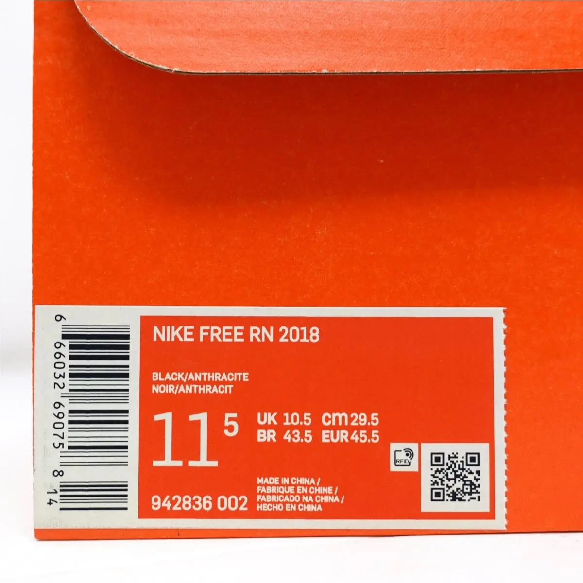 Nike shoes - Nike Free Rn 2018 - Free - 942836002 - Black 12