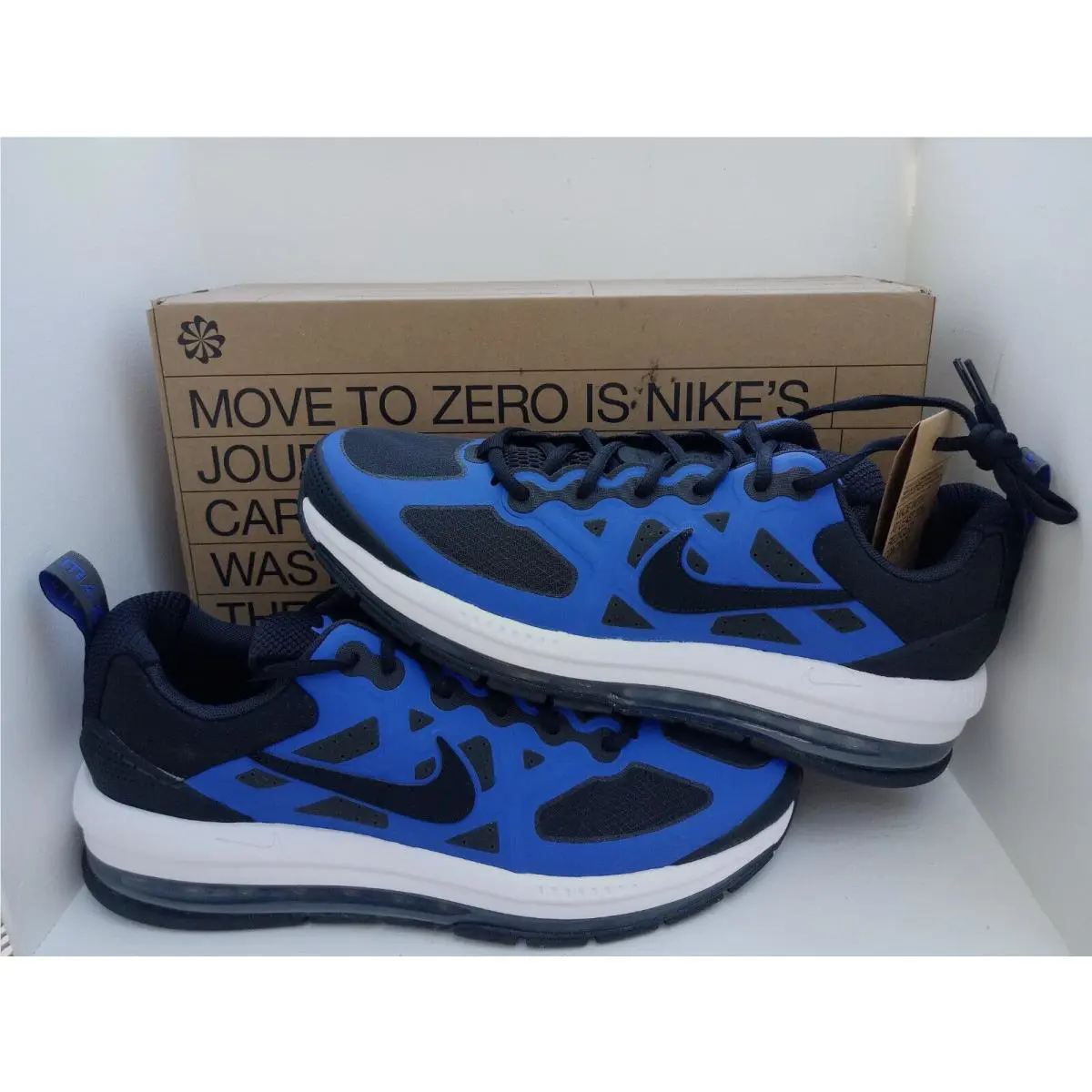 Nike shoes - Nike Air Max Genome - Air Max Genome - DC9410-401 - RACER BLUE/BLACK-WHITE 10