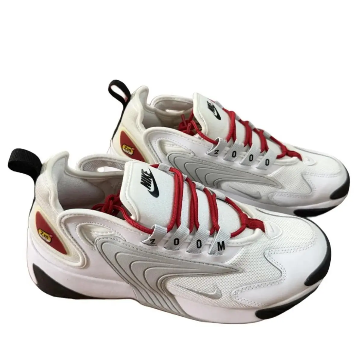 Nike shoes - WMNS Nike Zoom 2K - WMNS Zoom - AO0354 107 - White/Pure Platinum-Gym Red 0