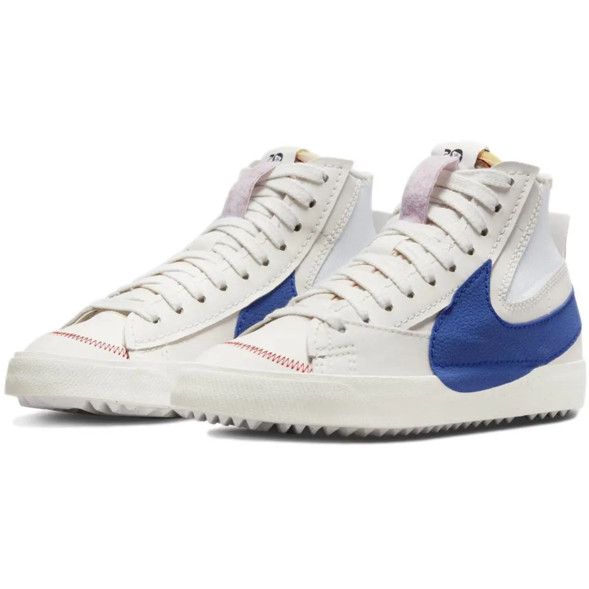 Nike Men`s Phantom/old Royal-sail Blazer Mid `77 Jumbo Swoosh Shoes - Phantom / Old Royal -Sail - Phantom
