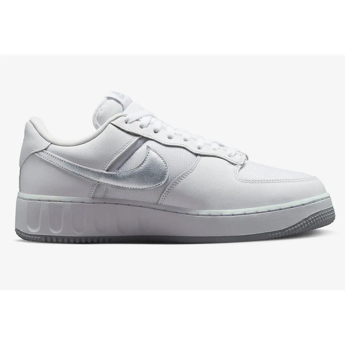 Nike shoes - Nike Air Force 1 - Air Force - Air Force - Whte Silver Pure Platinum 3