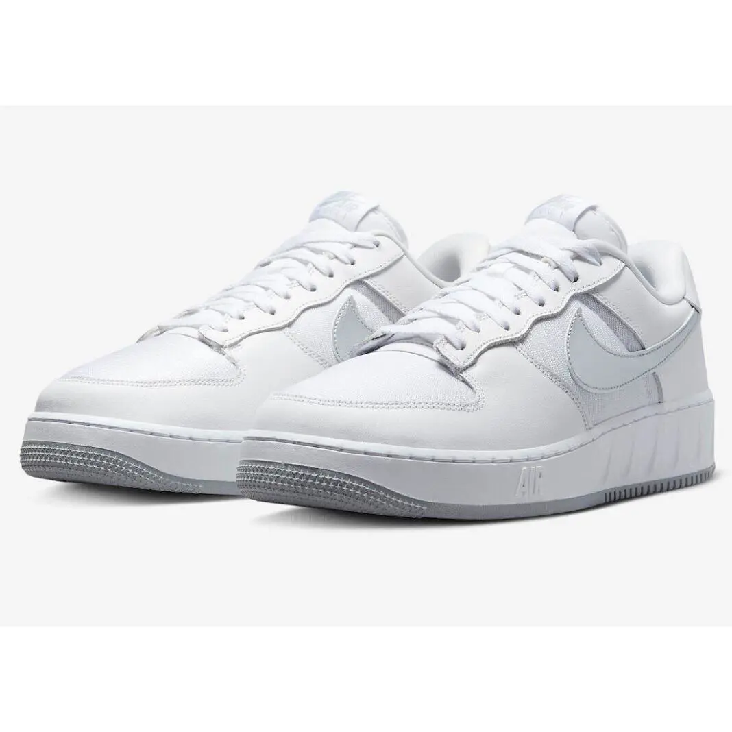 Nike shoes - Nike Air Force 1 - Air Force - Air Force - Whte Silver Pure Platinum 5