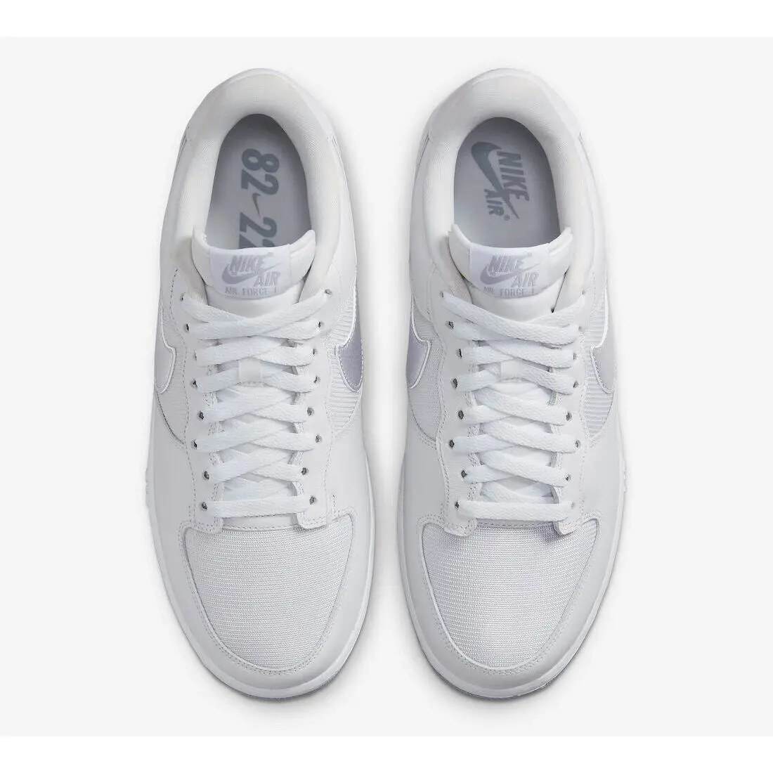 Nike shoes - Nike Air Force 1 - Air Force - Air Force - Whte Silver Pure Platinum 6