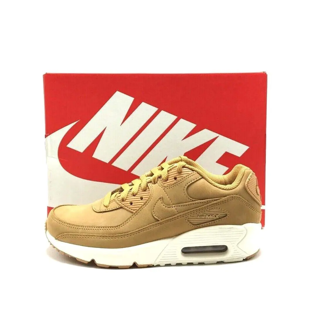Unisex Youth Nike Air Max 90 GS Flax / Flax-sail HF6358 200 - KHAKI