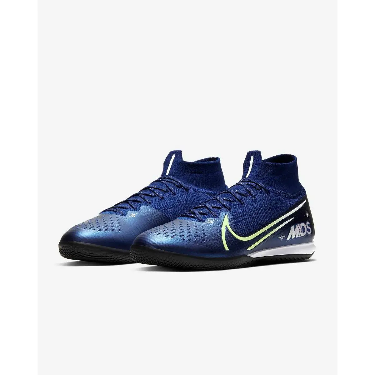 Nike shoes - Nike Mercurial Superfly 7 Elite MDS IC - bq5470 401 - Blue Void/White/Black/Metallic Silver 5
