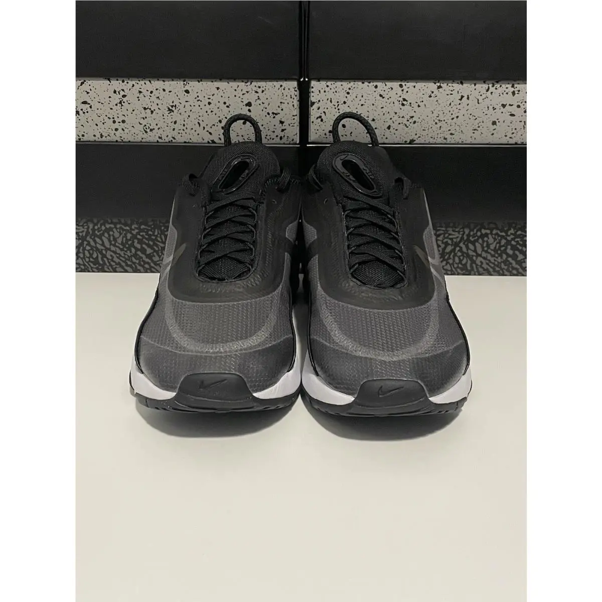 Nike shoes - Nike Air Max 2090 - Air Max - CW7306-001 - Black/White-Wolf Grey 8