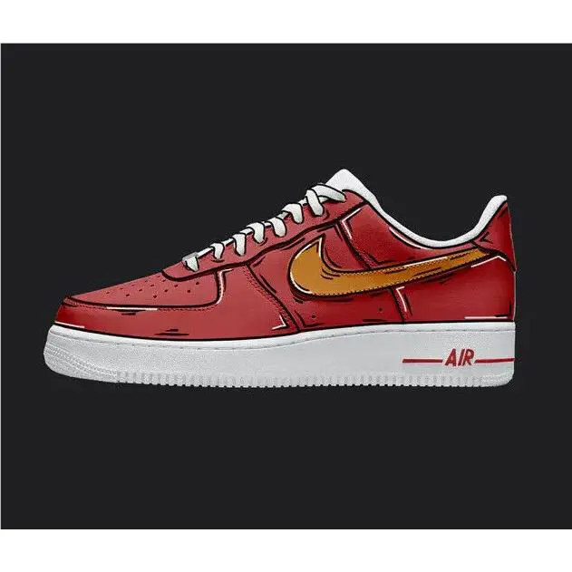 Nike shoes - Nike Air Force 1 - Air Force - CW2288-111 - Red 19