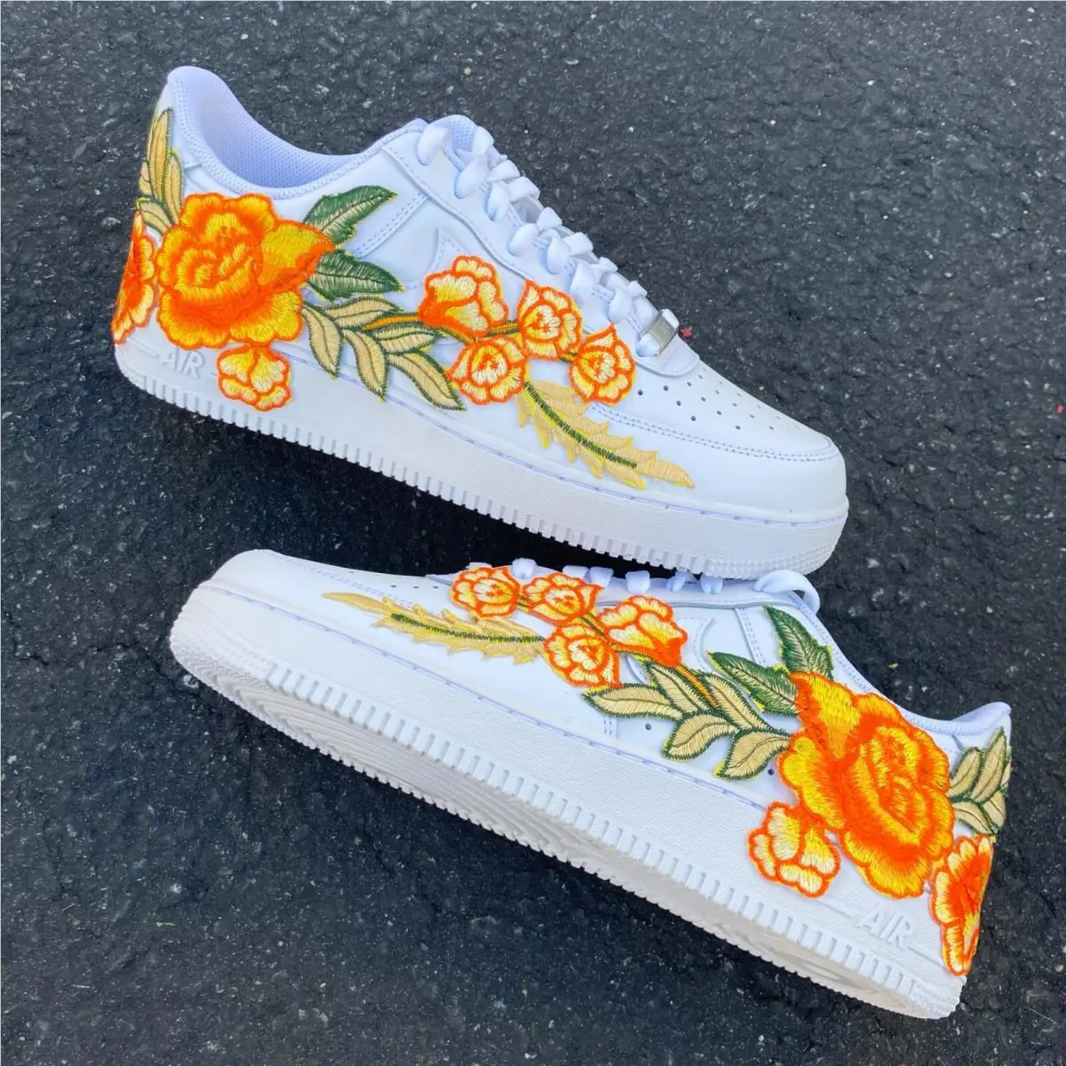 Nike shoes - Nike Air Force 1 - Air Force - CW2288-111 - White, of Shoe: White, Of Rose: Orange 6