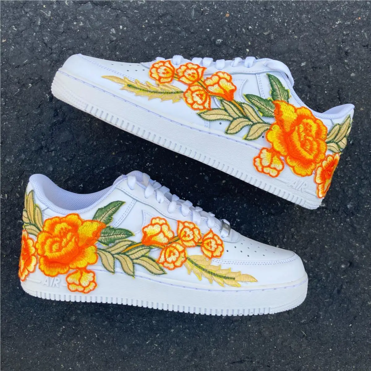 Nike shoes - Nike Air Force 1 - Air Force - CW2288-111 - White, of Shoe: White, Of Rose: Orange 24