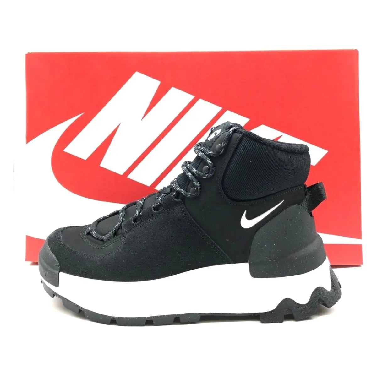 Women Nike City Classic Boot Shoes Black DQ5601 001 Sz 7.0 - 10.0 - Black