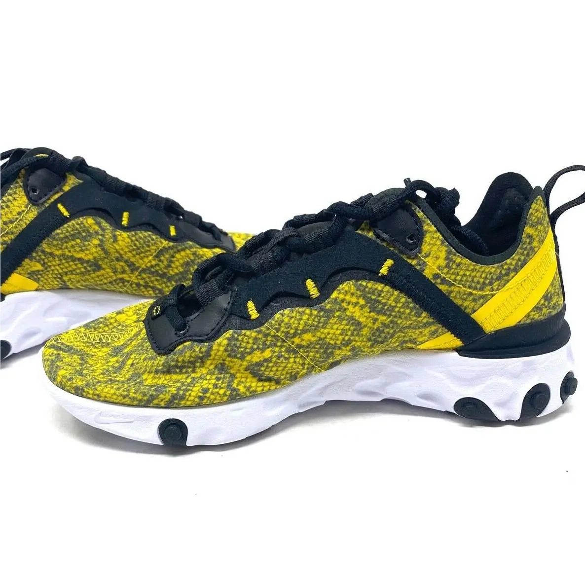Nike shoes - Nike React Element 55 - React Element - CT1551 700 - Speed Yellow/Black-White 1