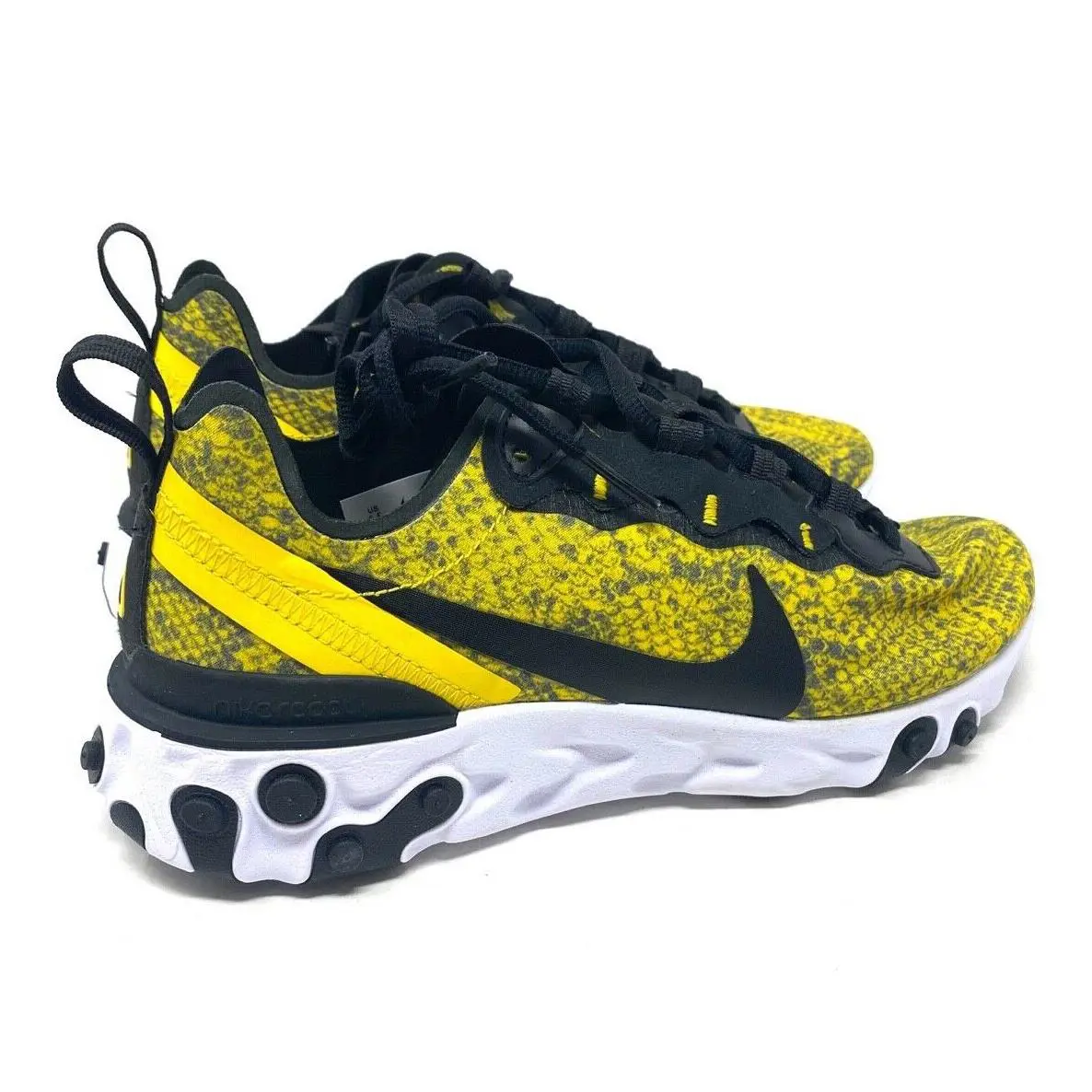Nike shoes - Nike React Element 55 - React Element - CT1551 700 - Speed Yellow/Black-White 8