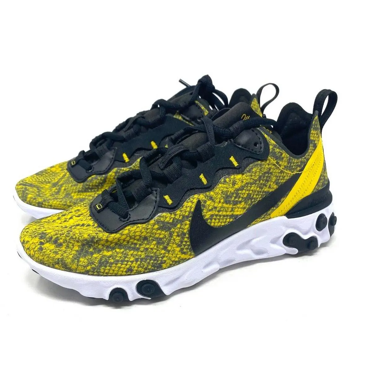 Nike shoes - Nike React Element 55 - React Element - CT1551 700 - Speed Yellow/Black-White 7