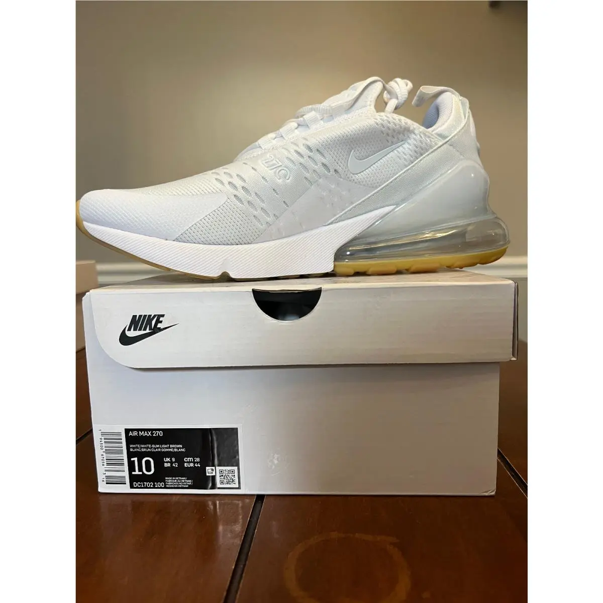 Nike shoes - Nike Air Max 270 - Air Max - AH8050-002 DC1072-100 - white & black 4