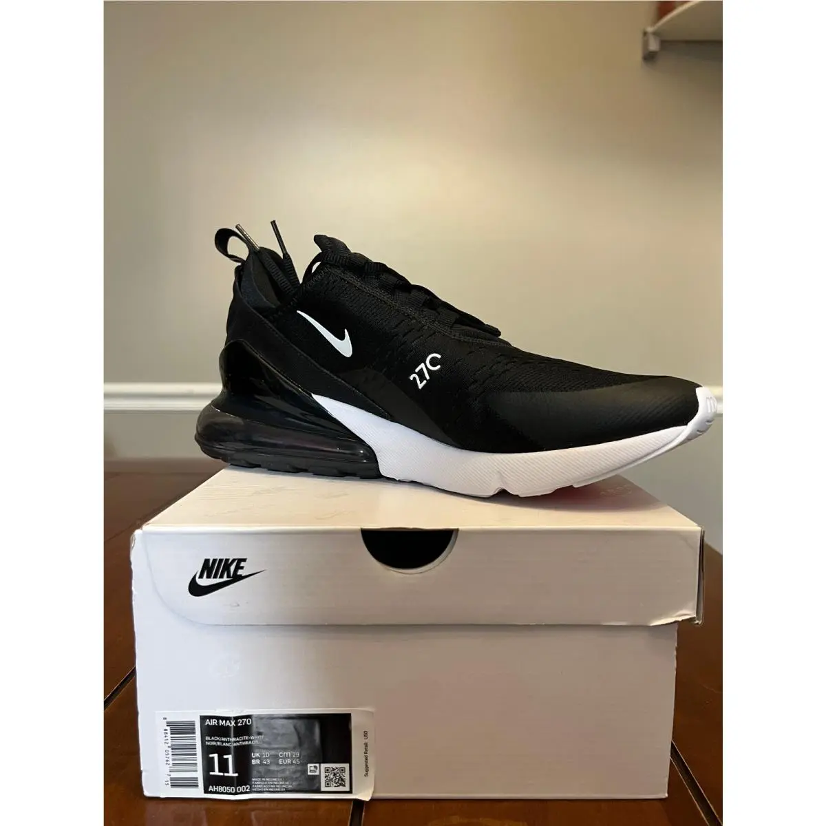 Nike shoes - Nike Air Max 270 - Air Max - AH8050-002 DC1072-100 - white & black 5