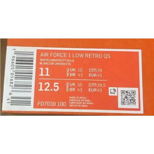 Nike shoes - Nike Air Force 1 - Air Force - FD7039-100 - White 8