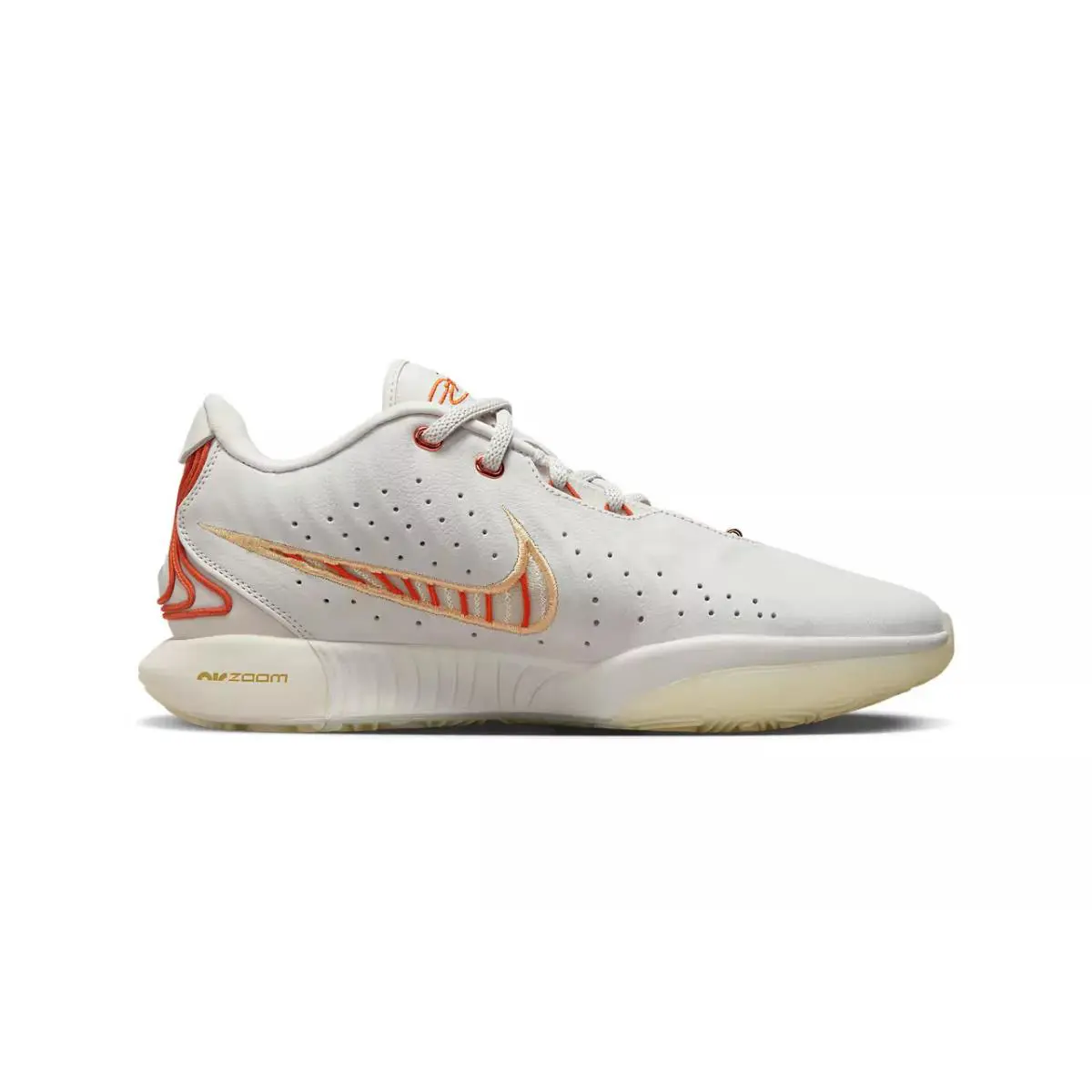 Nike shoes - Nike LeBron 21 - LeBron - FV2345 001 - LIGHT BONE /CAMPFIRE ORANGE 1