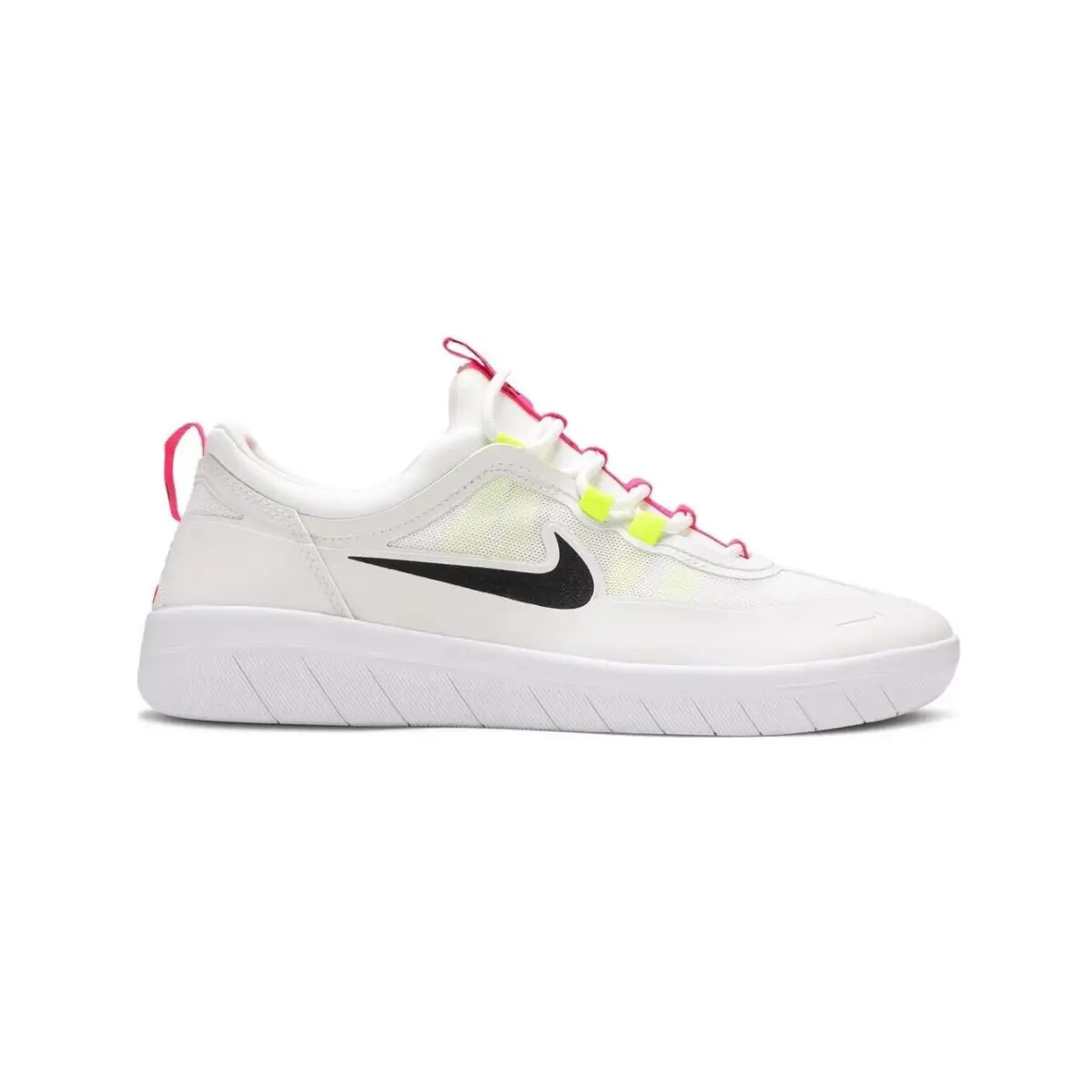 Nike shoes - Nike SB Nyjah - Nyjah - BV2078-102 - Summit White/Black-White-Volt 4