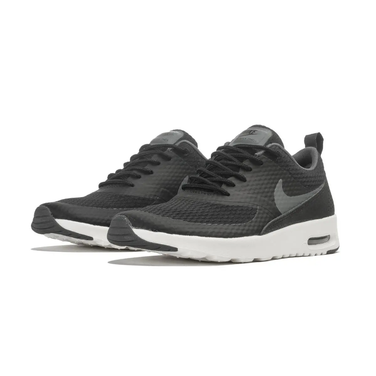 Nike Women`s Air Max Thea Textile Shoe 819639-005 Black Sz 5.5 6 - Black