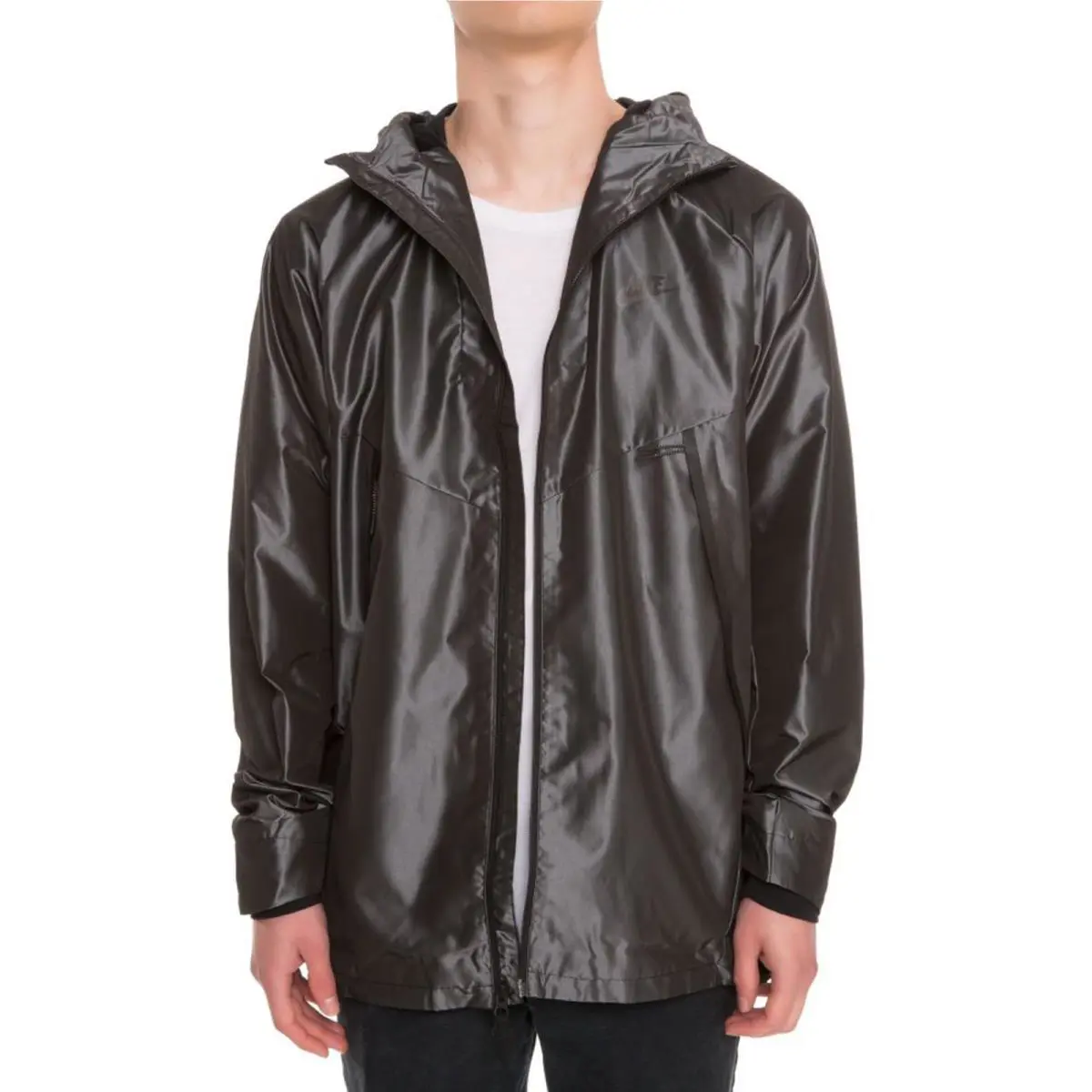 Nike Sportswear Bonded Windrunner Woven Parka Men`s Hoodie Dark Grey 805112-043 - Dark Grey