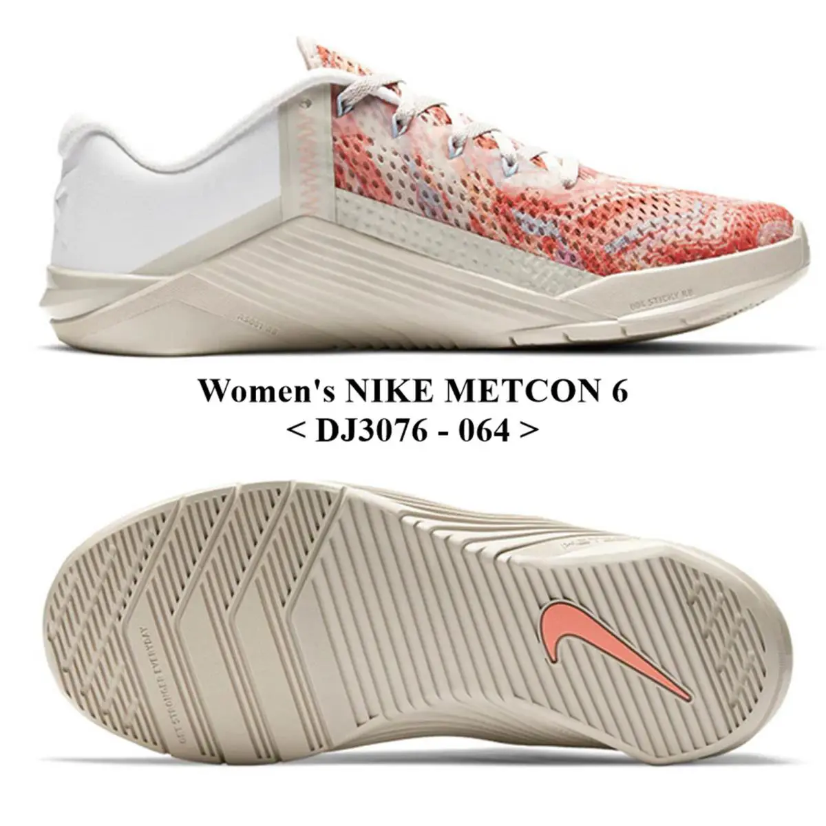 Nike shoes - Nike Metcon - Metcon - DJ3076 - DESERT SAND/SUMMIT WHITE 6