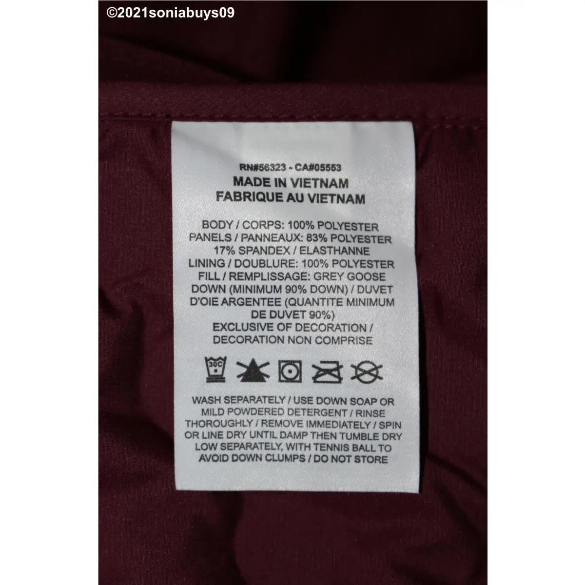 Nike clothing - Nike AeroLoft - AeroLoft - Dark Beetroot 4