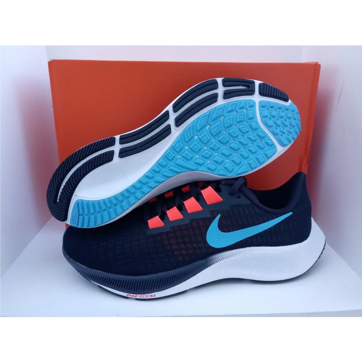 Nike shoes - Nike Air Zoom Pegasus - Air Zoom Pegasus - BQ9646-011 - OFF Noir/LT BLUE FURY 9