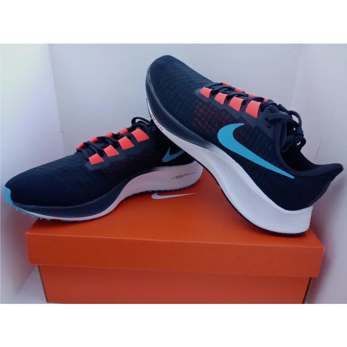 Nike shoes - Nike Air Zoom Pegasus - Air Zoom Pegasus - BQ9646-011 - OFF Noir/LT BLUE FURY 0