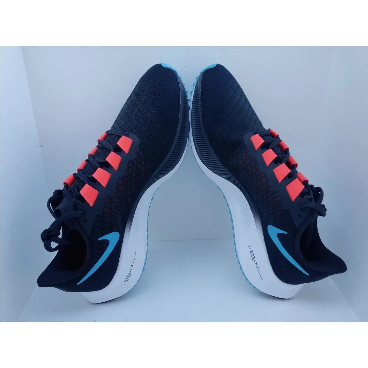 Nike shoes - Nike Air Zoom Pegasus - Air Zoom Pegasus - BQ9646-011 - OFF Noir/LT BLUE FURY 3