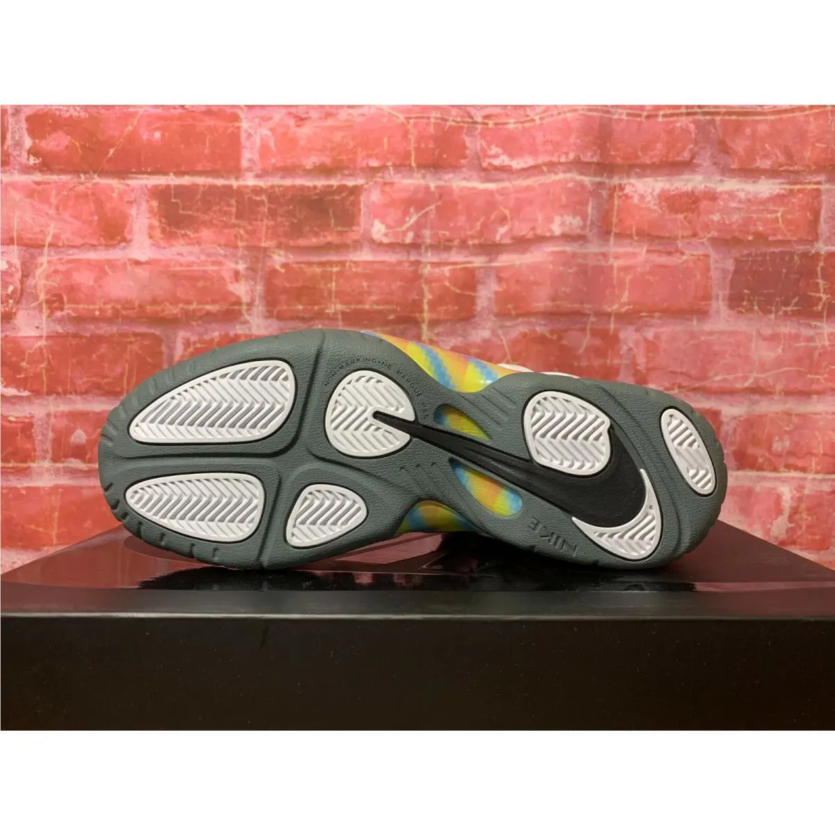 Nike shoes - NIKE LITTLE POSITE - LITTLE POSITE - CU1054-001 - Light Smoke Grey/White/Blue Fury 8