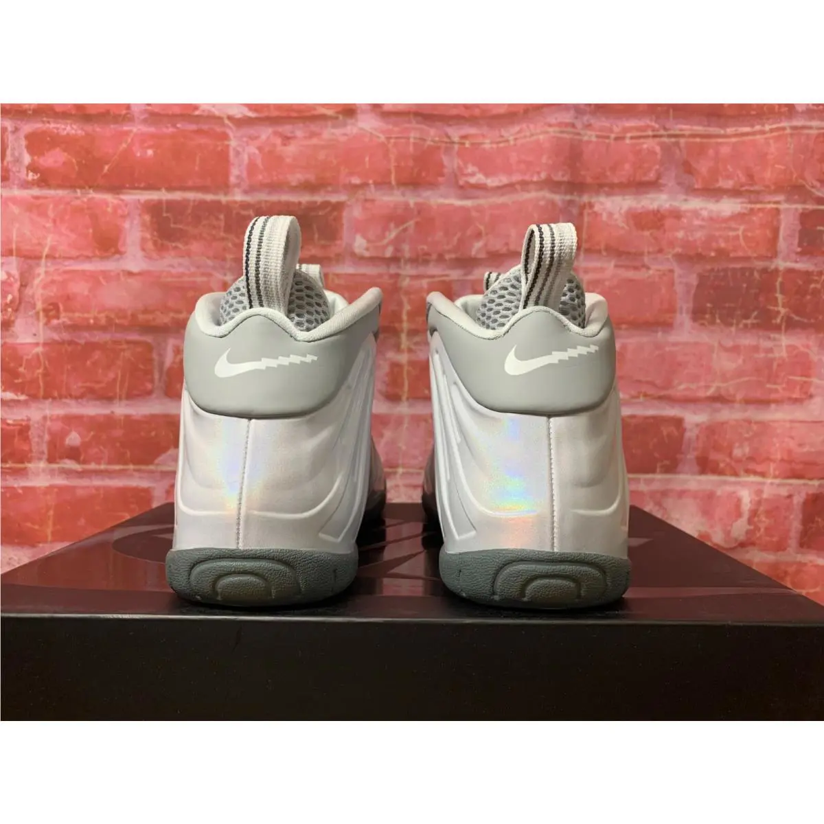 Nike shoes - NIKE LITTLE POSITE - LITTLE POSITE - CU1054-001 - Light Smoke Grey/White/Blue Fury 6