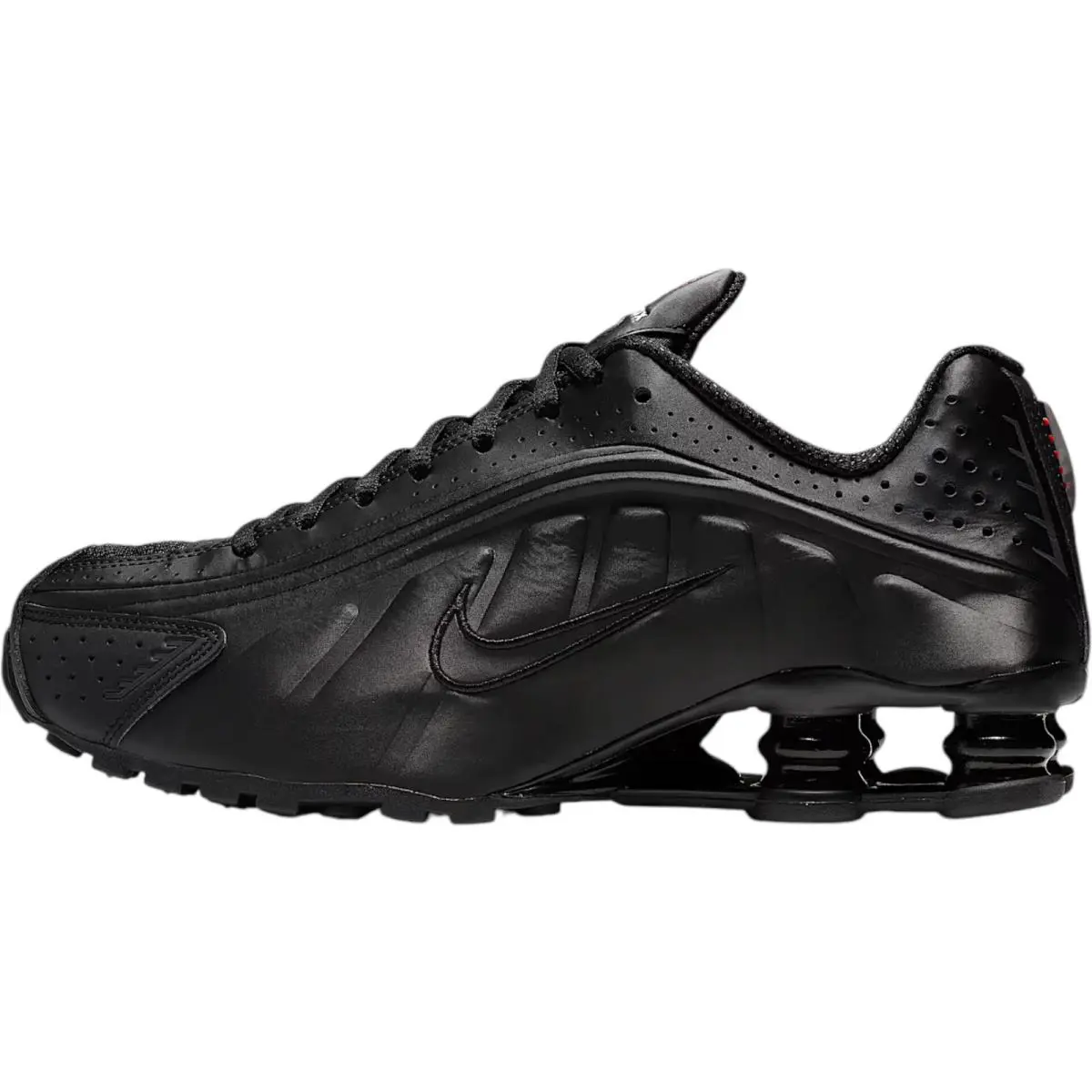 Nike shoes - Nike Shox R4 - Shox - Black/Black/Max Orange/Black 0