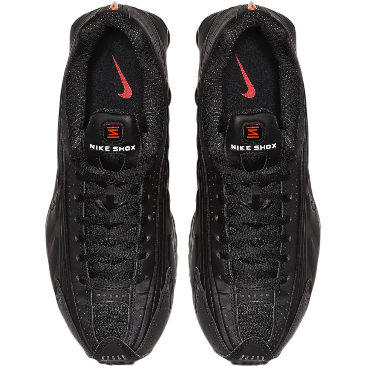 Nike shoes - Nike Shox R4 - Shox - Black/Black/Max Orange/Black 2