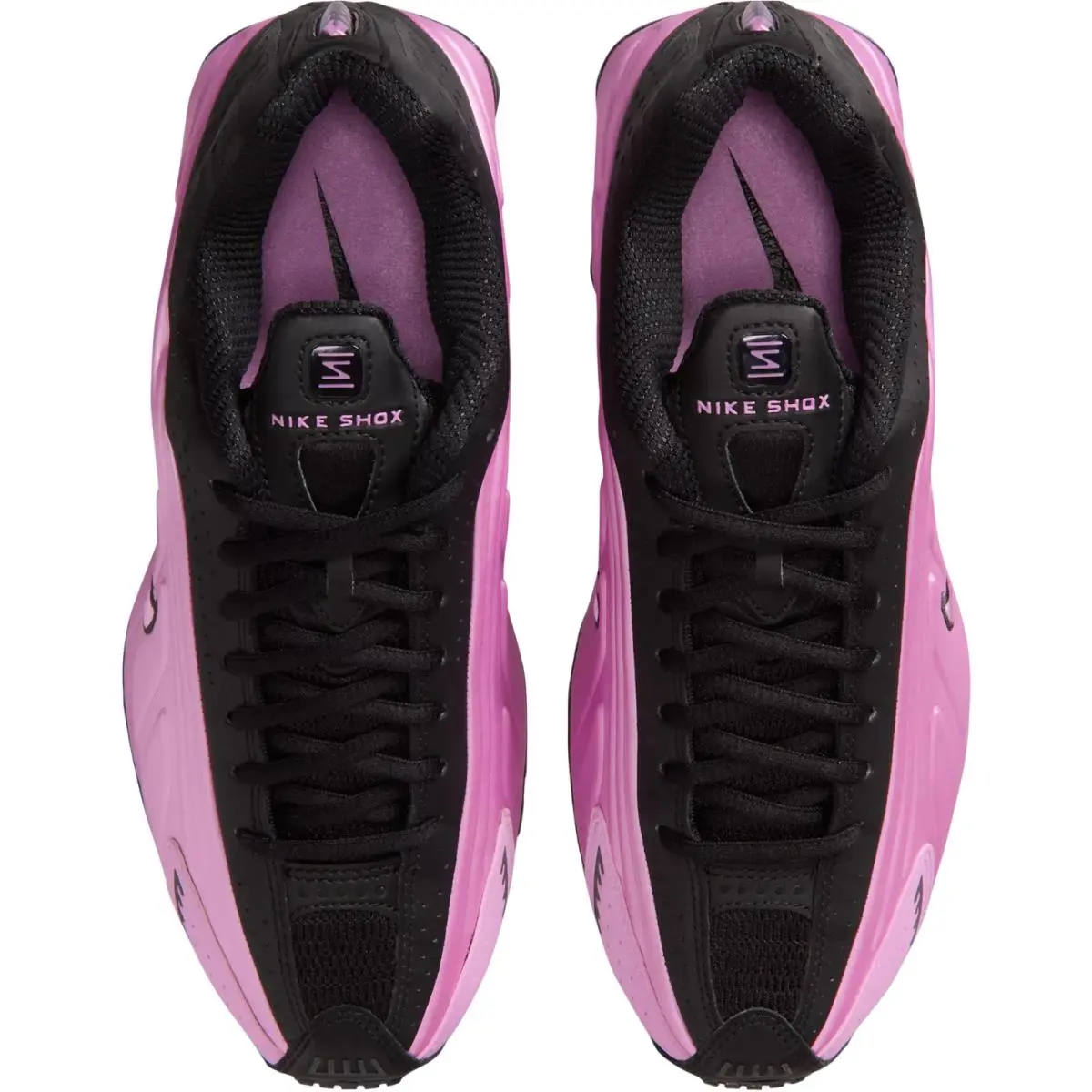 Nike shoes - Nike Shox R4 - Shox - Black/Black/Max Orange/Black 22