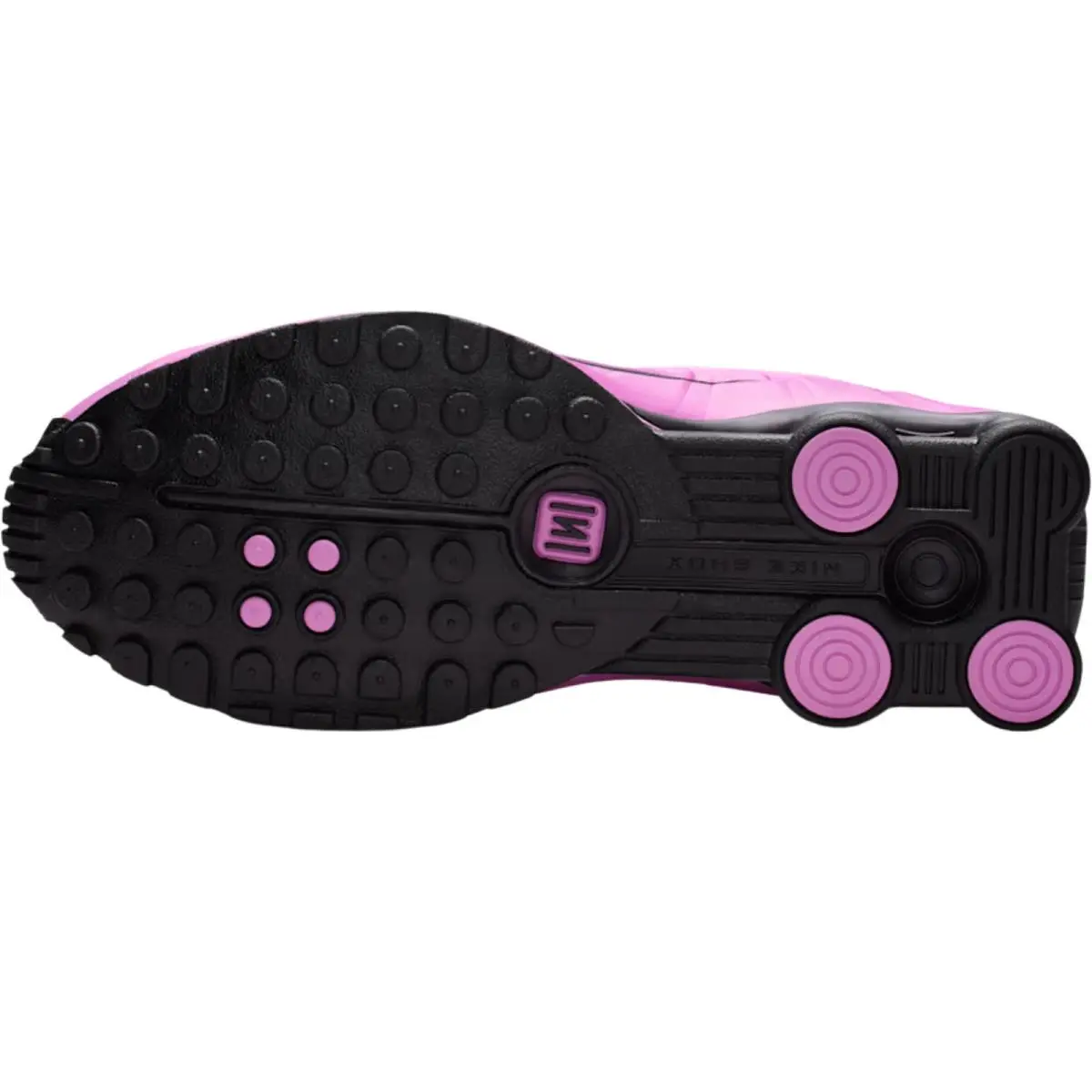 Nike shoes - Nike Shox R4 - Shox - Black/Black/Max Orange/Black 38