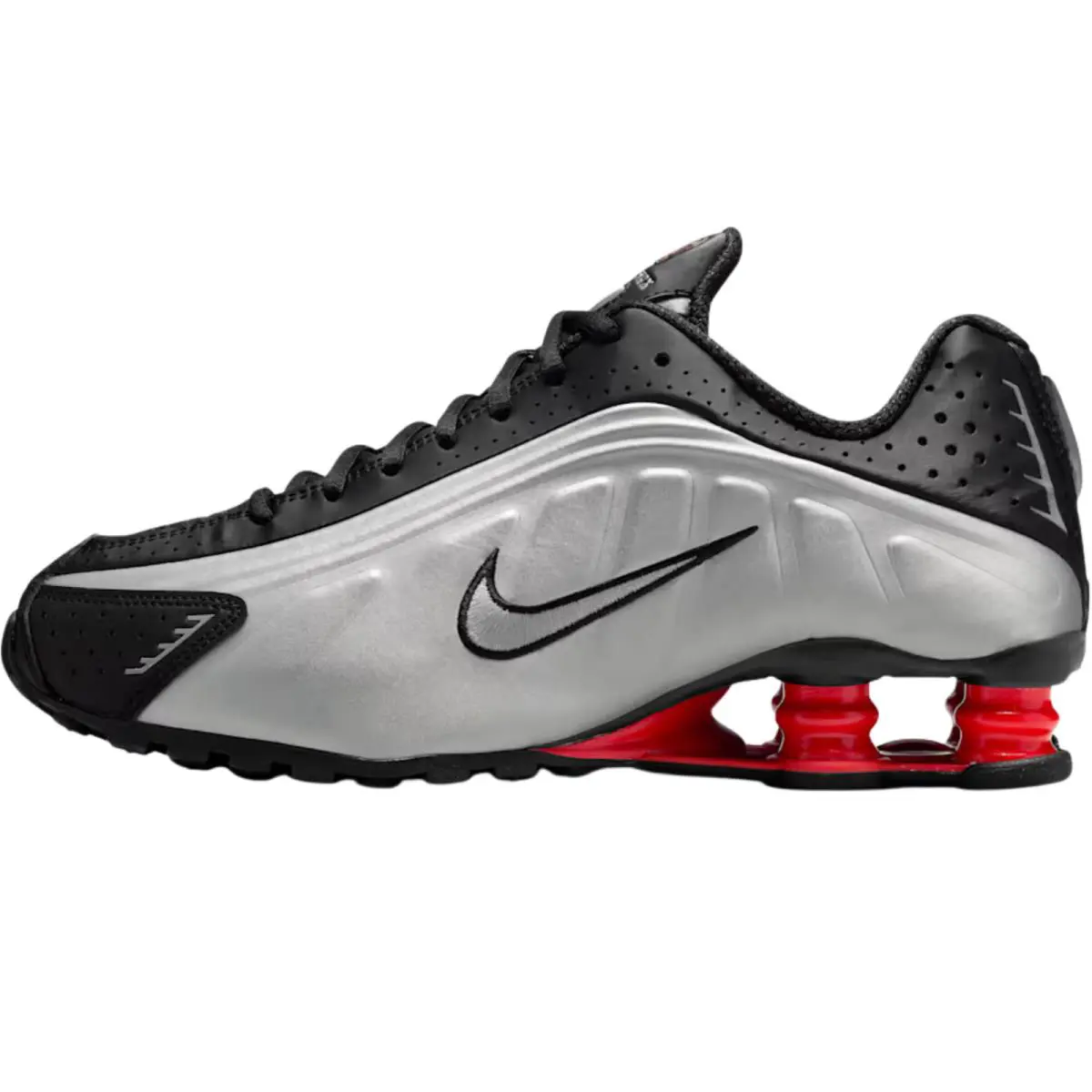 Nike shoes - Nike Shox R4 - Shox - Black/Black/Max Orange/Black 46