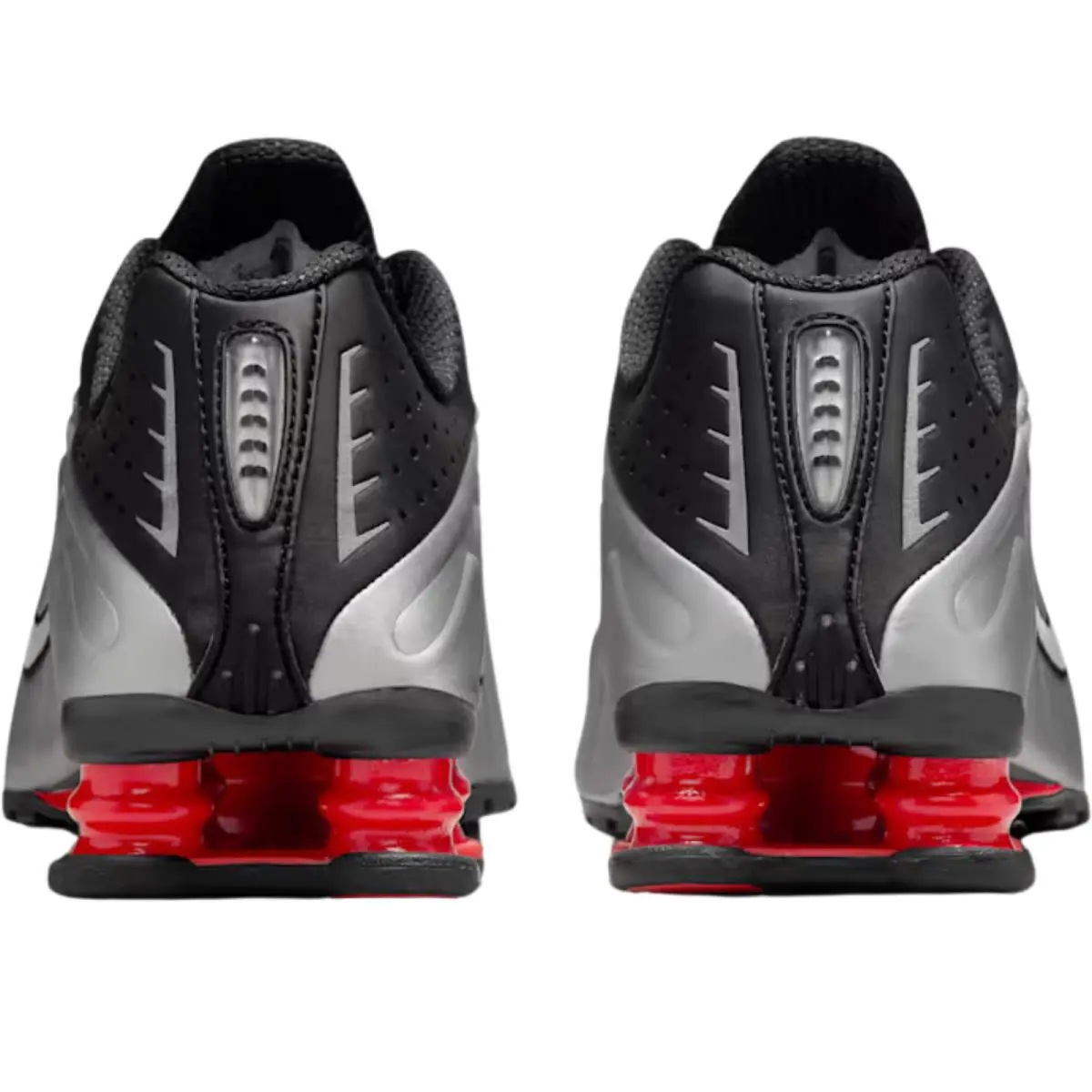Nike shoes - Nike Shox R4 - Shox - Black/Black/Max Orange/Black 47