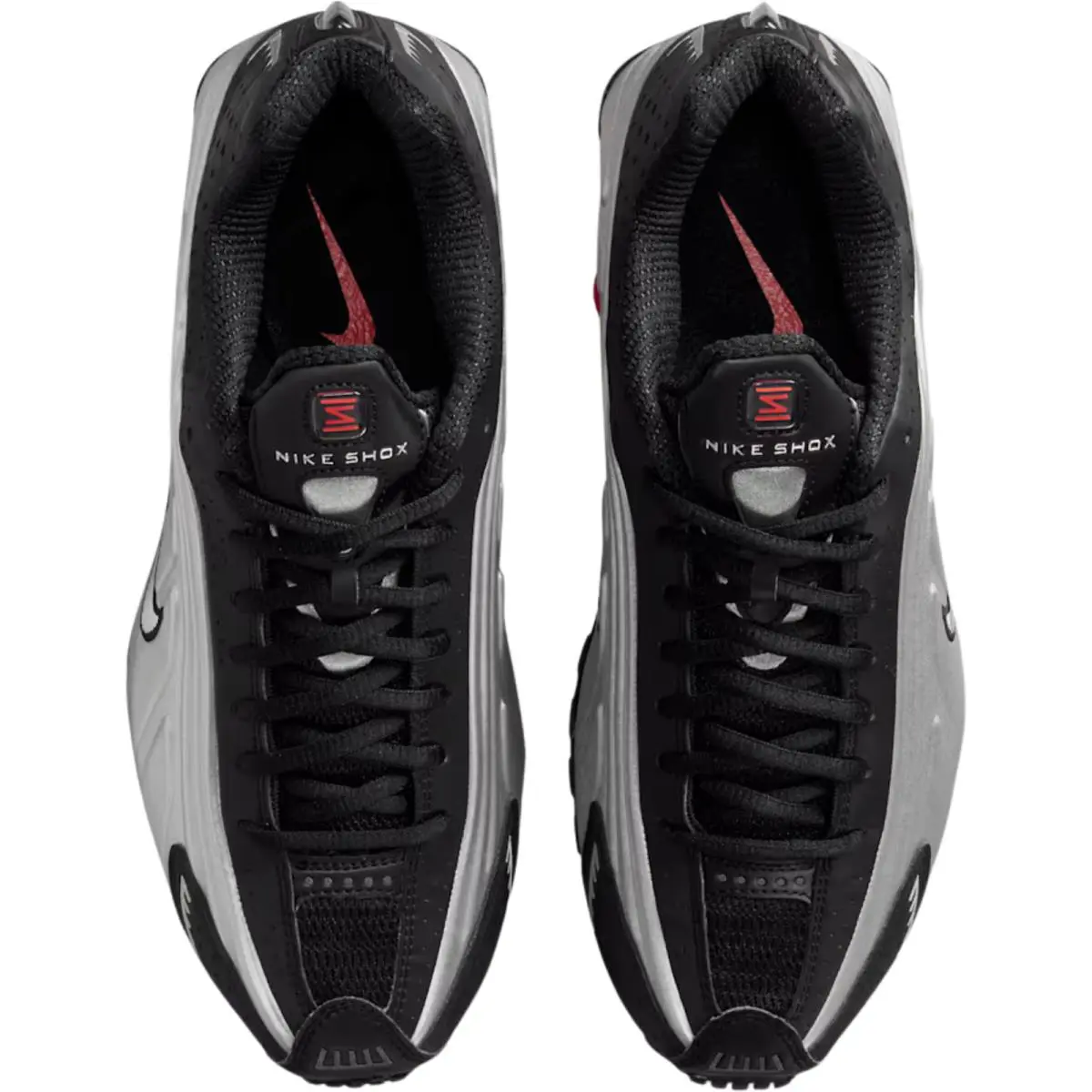 Nike shoes - Nike Shox R4 - Shox - Black/Black/Max Orange/Black 48