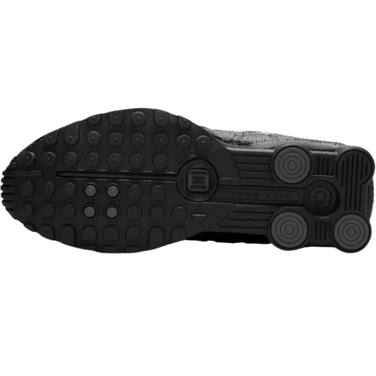 Nike shoes - Nike Shox R4 - Shox - Black/Black/Max Orange/Black 33