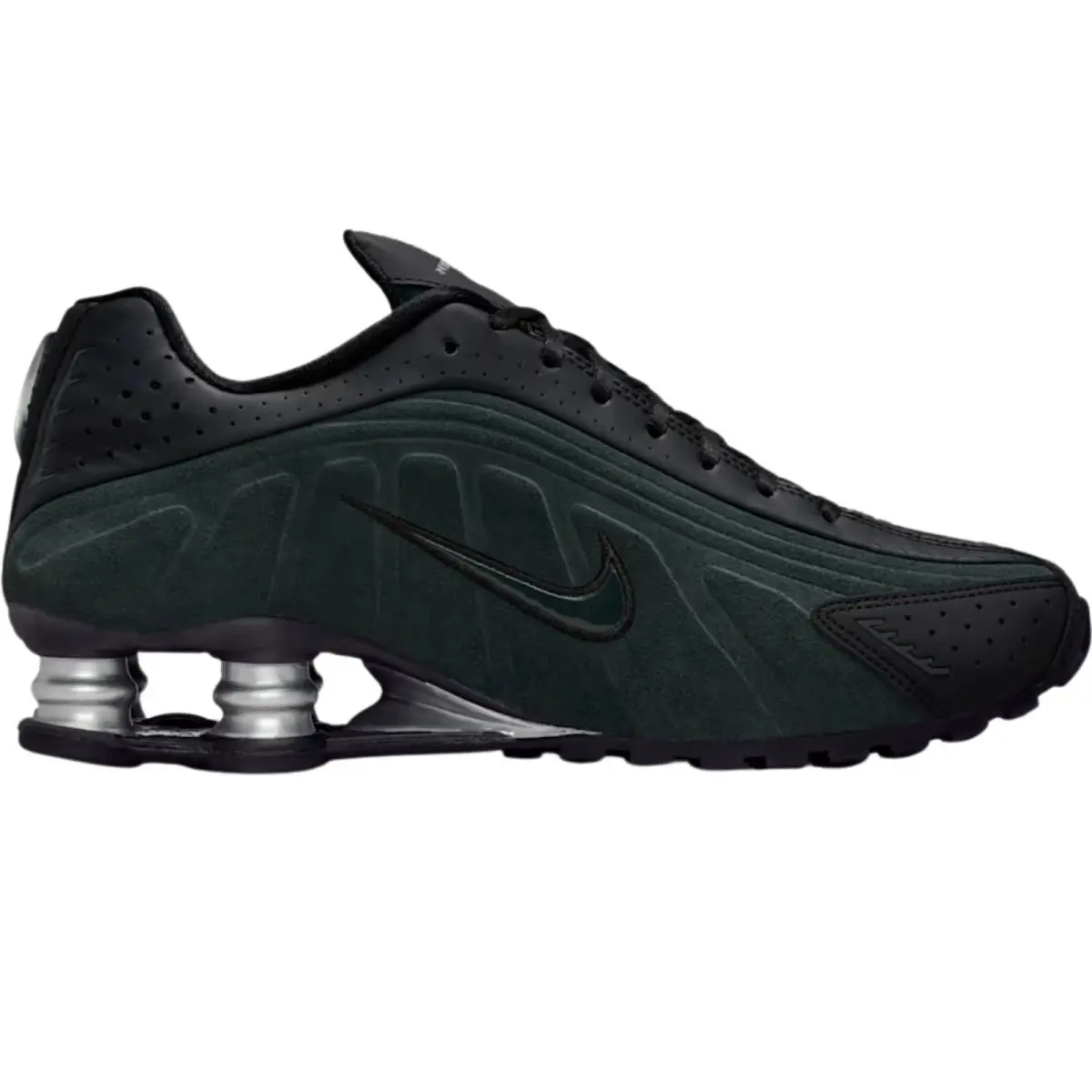 Nike shoes - Nike Shox R4 - Shox - Black/Black/Max Orange/Black 30