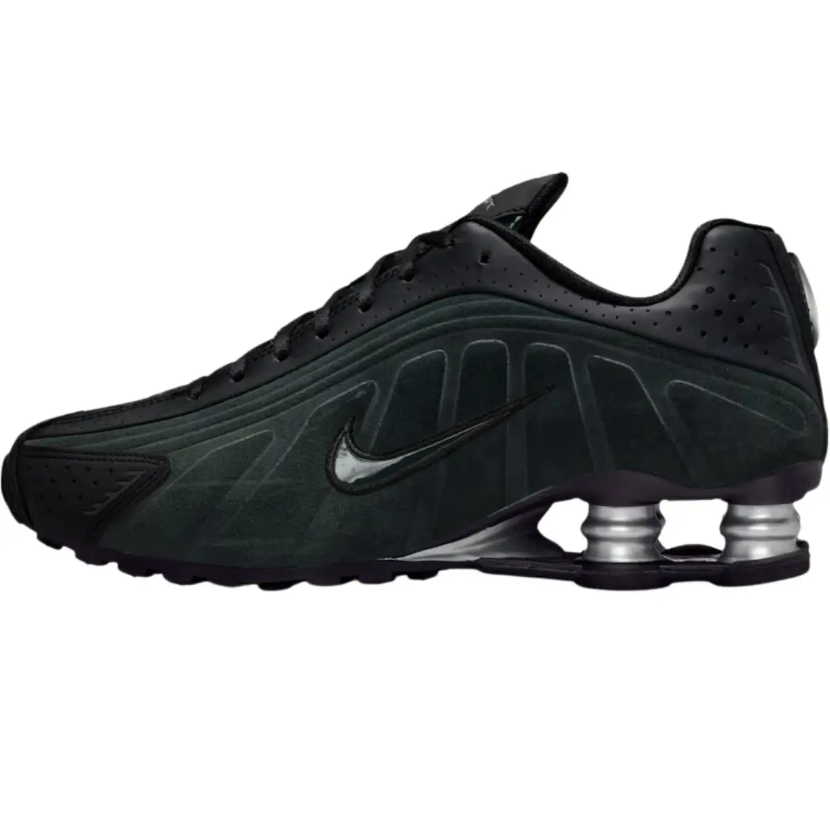 Nike shoes - Nike Shox R4 - Shox - Black/Black/Max Orange/Black 31