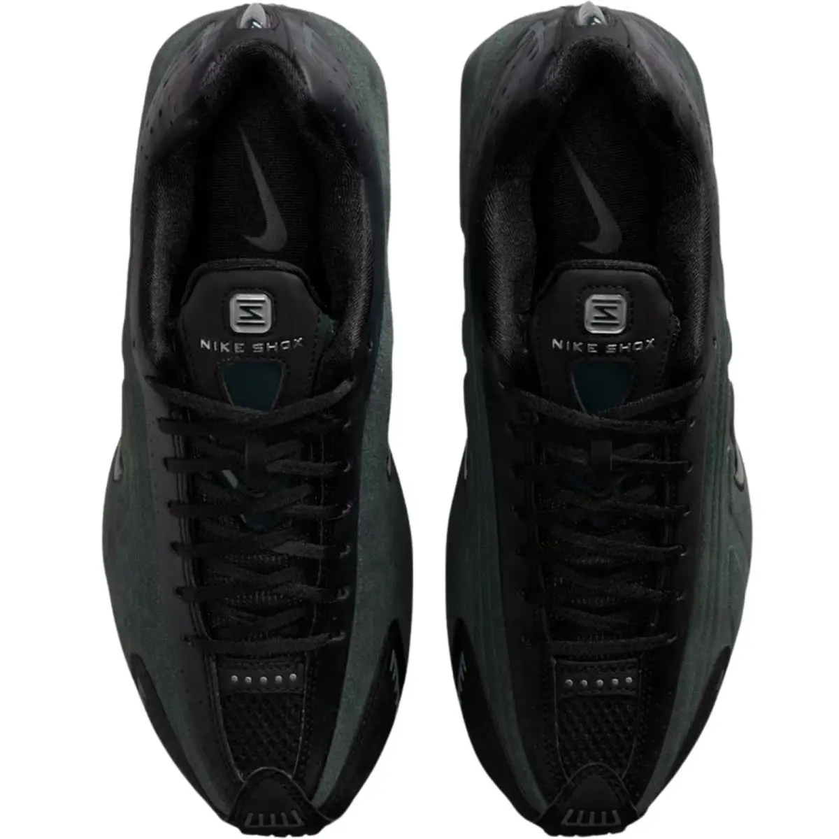 Nike shoes - Nike Shox R4 - Shox - Black/Black/Max Orange/Black 33