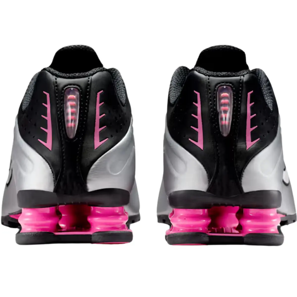 Nike shoes - Nike Shox R4 - Shox - Black/Black/Max Orange/Black 37