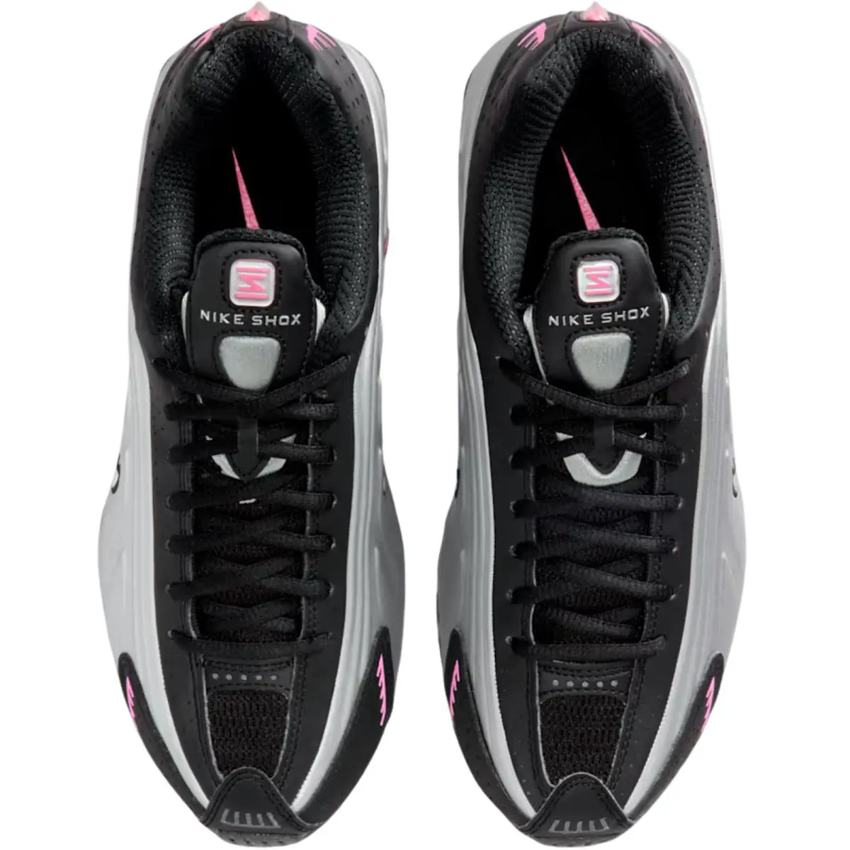 Nike shoes - Nike Shox R4 - Shox - Black/Black/Max Orange/Black 38