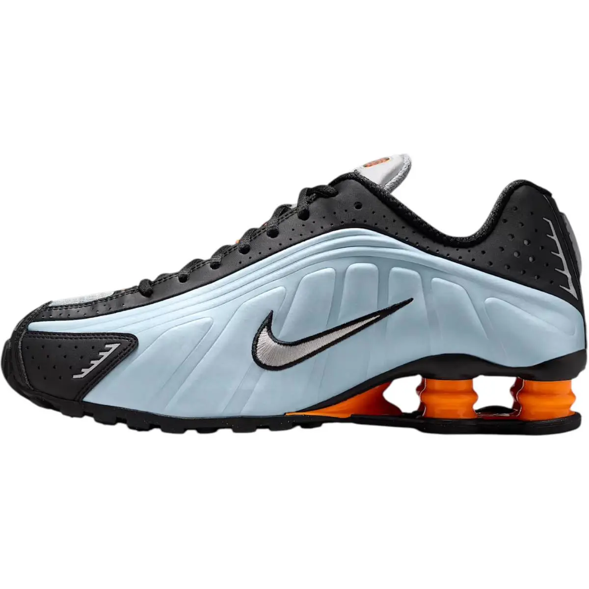 Nike shoes - Nike Shox R4 - Shox - Black/Black/Max Orange/Black 10